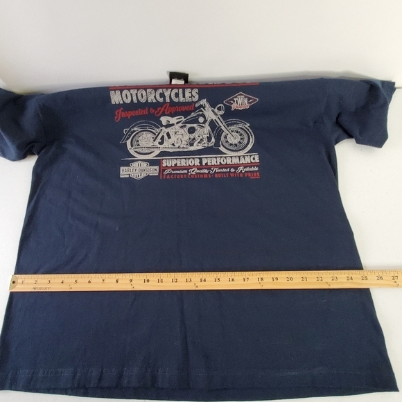Harley Davidson Back and Front Graphic Tee Size 2XL Silverton Colorado Shirt - Picture 7 of 12